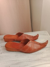 Babouches Femme, Artisanale, Marron, Pointure 37