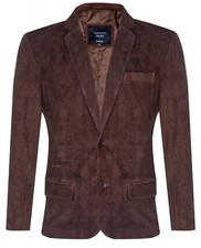 Homme Daim Marron Veste Blazer