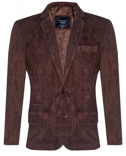 Homme daim marron veste - homme,
