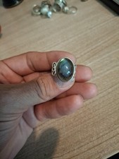 Bague argent labradorite - bague,