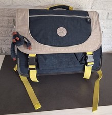 Cartable Kipling Bleu Marine Et Gris