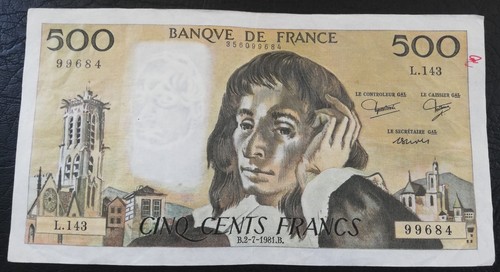 Billet français 500 - français,