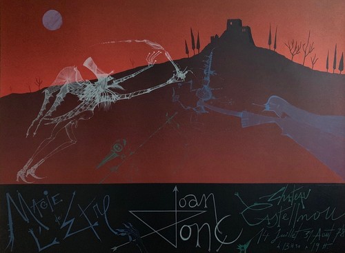 Joan ponc affiche litho 1978 - joan,