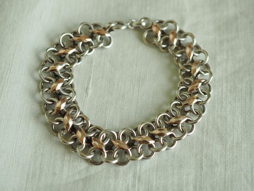 Bracelet ancien argent massif - ancien,