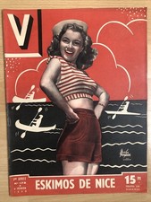 Rare V  MAGAZINE  n°175 1948 - MARILYN MONROE Excellent État 20th century fox