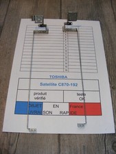Les 2 charnières pour TOSHIBA