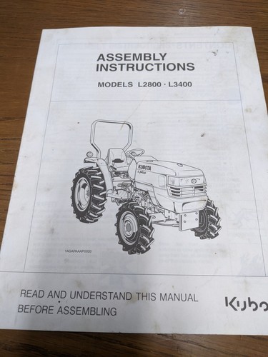Kubota model l2800 - model, •