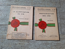 clarification du vin Brunet pasteurisation des vins Malvezin  vermorel oenologie