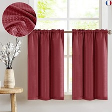 TOPICK Lot de 2 Rideaux