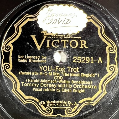 Tommy dorsey you - :,