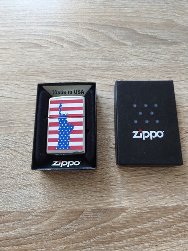 Zippo statue liberté drapeau - zippo,