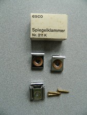 FIXATION MIROIR SALLE DE BAIN CHROME esco