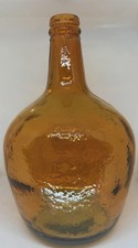 Demijohn Amber Colored Dame