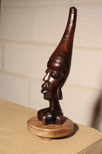 Statue ébène macassar - de,