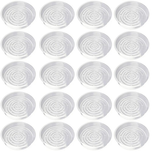 Soucoupes plastique - 20, en