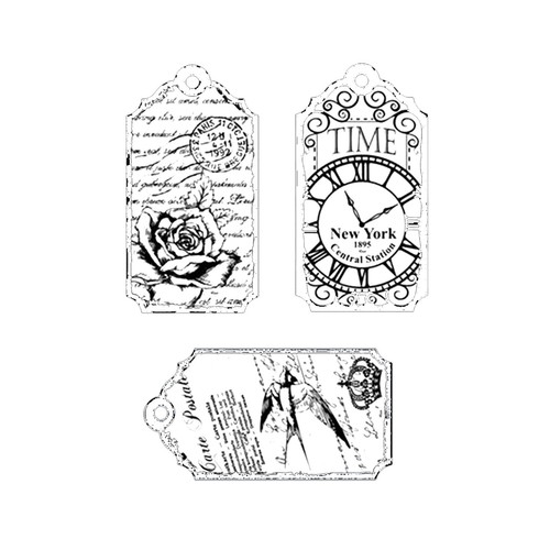 Tampons transparents tags - tampons,