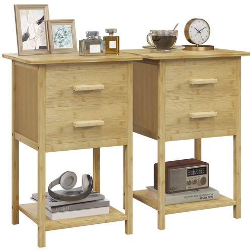 Homcom lot tables de nuit - homcom,