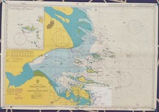 Amirauté 1199 Chine East Coast Ningbo Gang À Changjiang Kou Carte Tableau