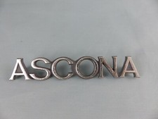 OPEL ASCONA ancien sigle
