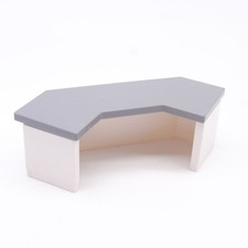 40359 Playmobil Bureau Angle Blanc et Gris