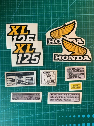 Honda 125 stickers - honda,