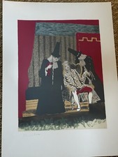 MAURICE BRIANCHON - LE MALADE IMAGINAIRE - LITHOGRAPHIE SIGNÉE, 1955