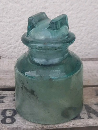 Ancien isolateur verre - isolateur, en