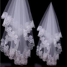 Voile De Mariée En Dentelle