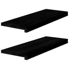Appuis de fenêtre 2 pcs bois