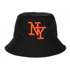 Chapeau Bob Orange et Noir