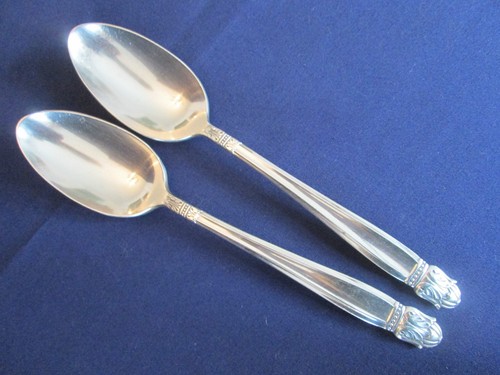 Set serving spoons vintage - serving, spoons!