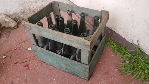 Ancienne caisse bouteilles - caisse, à