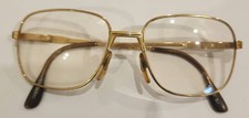 Lunettes de vue monture dore vintage Distrisol AL54