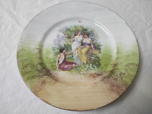 Ancienne assiette décorative - assiette,