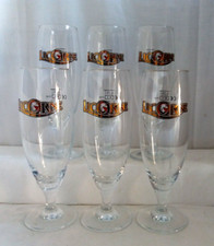 Lot 6 verres à bière 25 cl " LICORNE " , ref BA232
