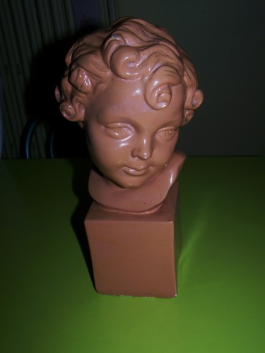 Statue sculpture buste enfant - statue,