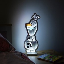 Disney Olaf 3D Infinity Clair 40cm LED à Brancher Intérieur Noël Décoration