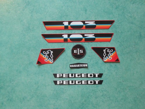 Lot autocollants peugeot 103 - lot,