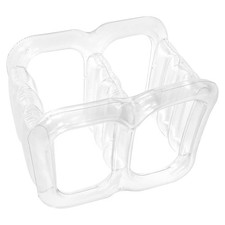  Étagère à chaussures gonflable en PVC à double niveau, rangement gain de place