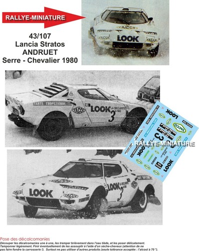 Decals ref 43107 lancia - decals,