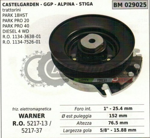 Embrayage warner tracteur - warner,