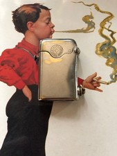 briquet THORENS semi automatique ancien antique lighter FEUERZEUG 打火機