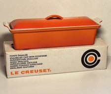 Cocotte Terrine Fonte , LE CREUSET 32 Cm , Orange 