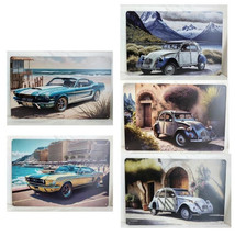 Lot 5 Plaque Citroen 2CV +