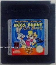jeu BUGS BUNNY LOLA OPERATION CAROTTES sur nintendo game boy color warner bros