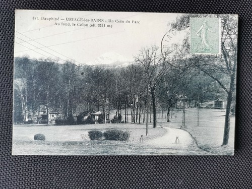 Cpa uriage les bains - uriage-les-bains, un