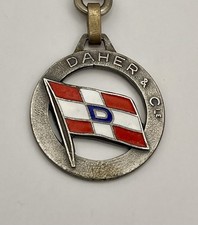 PORTE CLÉ - DAHER - Augis, Émaillé / Aéronomie / Aviation / Vintage Keychain 60s