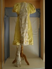 Déguisement pour fille 8 à 10 ans: Robe de fée avec chapeau, en tissus brillant