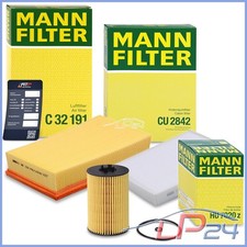 MANN-FILTER KIT FILTRE À HUILE AIR HABITACLE POUR VW MULTIVAN TRANSPORTER 2.0TDI