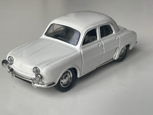 Renault dauphine blanche - dauphine, 1962